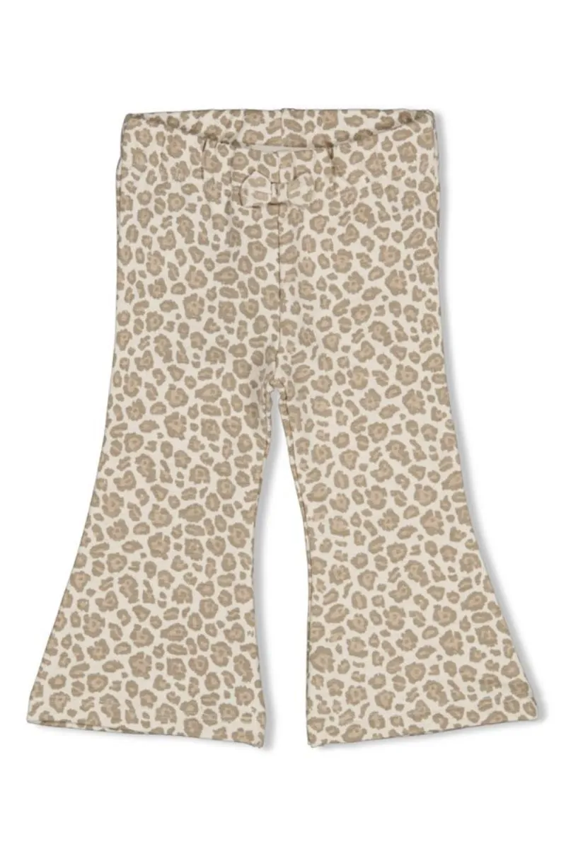Feetje Flare Broek AOP Dress To Impress, offwhite melange